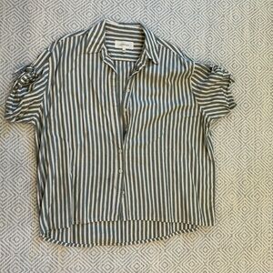 The Great striped button down
